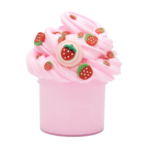 Pink 70Ml Ultra Soft Stretchy Butter Slime Clay Diy Sensory Putty Fluffy Texture Non Settling For Imaginative Sculpting