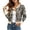 Beige, variant on Womens Cardigan Cozy Crew Neck Long Sleeve Leopard Print Button Down Loose Knit Sweater For Fall Baggy Wear