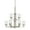 Bright Satin Nickel, variant on F17029-64-Sunset Lighting-Somes - 9 Light 2-Tier Chandelier   Provincial Bronze Finish with Linen Glass