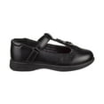 thumbnail image 2 of Petalia Girls' Faux Leather Details T-Strap Hook and Loop School Shoes. (Little Kids), 2 of 5