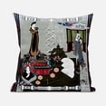 thumbnail image 5 of Amrita Sen Designs CAPL1000BrCDS-BL-28x28 28 x 28 in. Empress Hall Broadcloth Indoor & Outdoor Blown & Closed Pillow - Grey, Blue & White, 5 of 5