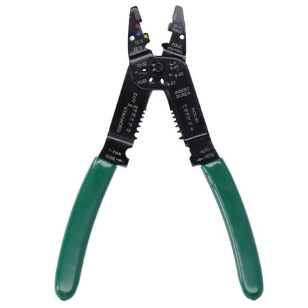 

Higoodz Multifunctional Wire Stripper Multifunctional Wire Stripper Electrical Cable Crimping Plier Hand Carbon Steel Stripping Tool Hand Crimpers