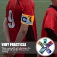 thumbnail image 2 of OUNONA 5Pcs Soccer Captain Armband with Anti Slip Design Football Team Leader Band, 2 of 8