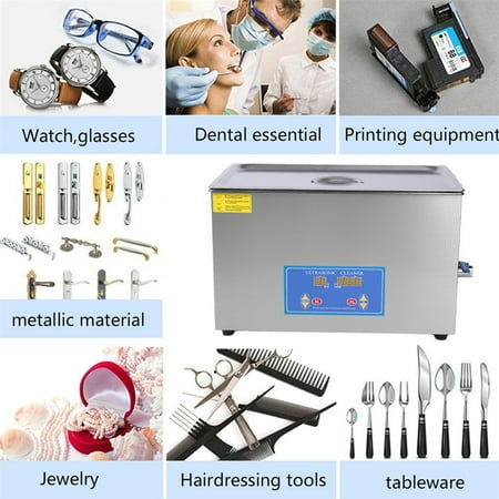 30L 600W 40KHZ Ultrasonic Stainless Steel Industry Heated Heater Timer