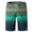 Mens Green Shorts, variant on HOOMEUMY Men's Summer Beach Shorts Quick Dry Swim Trunks with Pockets Gradient Color Board Shorts Holiday Bathing Suits Blue XXL