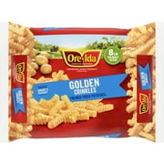 Ore-Ida Golden Crinkles French Fries Fried Frozen Potatoes Family Size, 8 lb Bag
