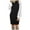 Black, variant on TopLLC Long Sleeve Round-Neck Dress Fashion Women Pullover Long Sleeve Patchwork Casual 0-Neck Sweatshirt Dress Women Dress
