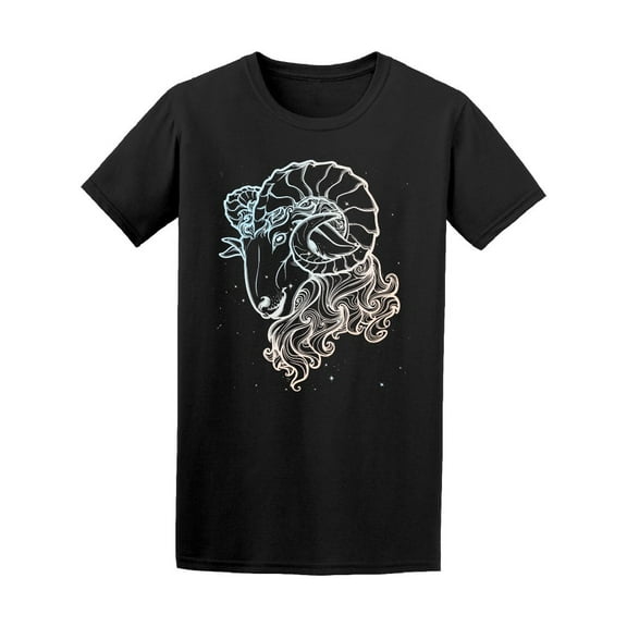 Cosmic Zodiac Sign Of Aries T-Shirt Men -Image by Shutterstock, Male XX-Large