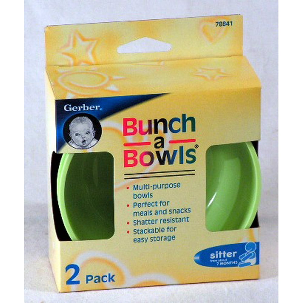 Gerber Bunch a Bowls (2 Pack) Perfect for Meals and Snacks Walmart