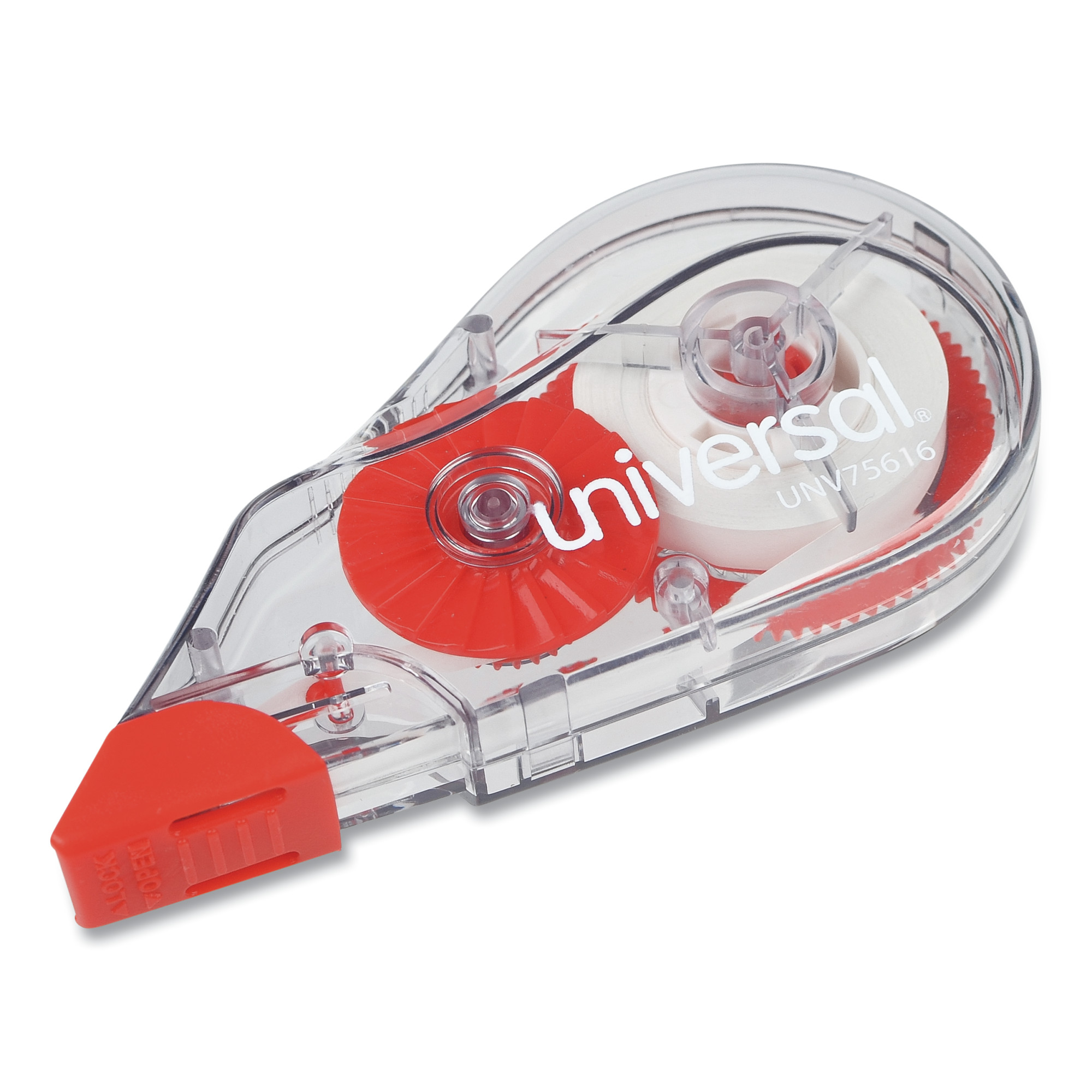 Universal Correction Tape Dispenser, NonRefillable, 1/5" x 315", 10/Pack UNV75616 Walmart