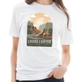 thumbnail image 3 of Big Size Grand Canyon National Park Cotton Short Sleeve Deluxe Jersey Graphic Shirt - White XL, 3 of 4