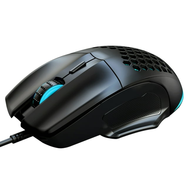 TAIOU USB Wired E-sports Mouse Gaming Mouse with RGB Breathing Light Adjustable DPI for Laptop