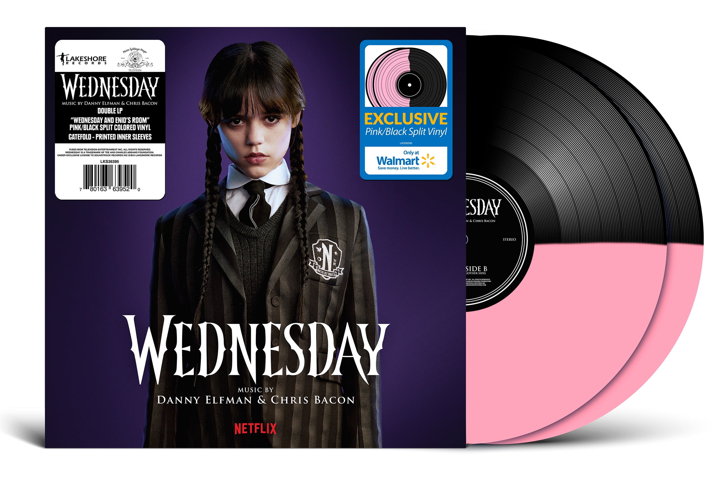 Netflix Wednesday Vinyl Enid's PINK Sweater /500 Season 1 Music