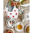 thumbnail image 4 of Red Tulip Flowers Kitchen Dish Towels for Drying Dishes Set of 3, Spring Floral Vintage Drum Rustic Waffle Weave Microfiber Hand Tea Bathroom Towels Quick Dry & Absorbent Towel 15.7x23.6, 4 of 7