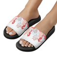 thumbnail image 5 of GZHJMY Stylish Slides for Women Men, Red Seahorse Soft Flexible Slip-on Sandals Slippers, 5 of 7