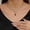 Gold red, variant on Simple Water Drop Crystal Rhinestone Necklace Earrings For Women Wedding Bride Jewelry Sets Accessories