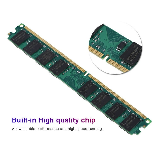 Placa de módulo de memoria RAM DDR2 2G 667MHz PC2-5300 de 240 pines para escritorio especificada para AMD