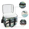 thumbnail image 6 of FORMRS Insulated Cooler Bag 24 Cans Capacity Soft Leakproof Lunch Box with Side Pockets, Mounatin at Dawn, 6 of 7