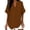 Brown, variant on T Shirts for Women V Neck Short Sleeve Loose Blouses Casual Solid Color Summer Tunic Tops, L