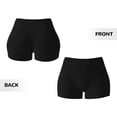 thumbnail image 3 of Sikiie Black Print Workout Shorts Women Scrunch Butt Gym Shorts Seamless High Waist Tummy Control Yoga Biker Athletic Shorts, 3 of 5