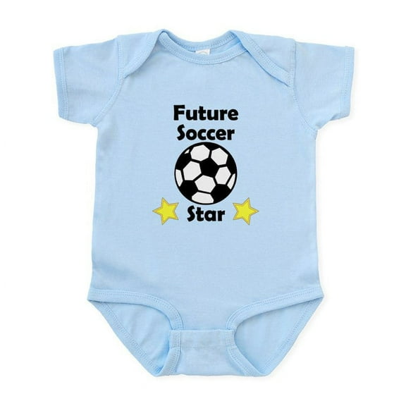 CafePress - Future Soccer Star Body Suit - Baby Light Bodysuit, Size Newborn - 24 Months