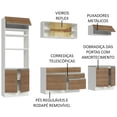 thumbnail image 4 of Cocina Integral 270cm Glamy Madesa 10 Blanco/Marrón, 4 of 9