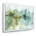 thumbnail image 1 of Abstrait Aquarelle Maison Verte - Toile Encadrée Moderne et Contemporaine, 1 of 3