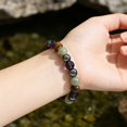thumbnail image 2 of Protection Bracelet for Women Men Healing Stone Energy Shielding Grounding Stress Negative Energy Protection Beaded Stretchy Jewelry Gift, 2 of 5