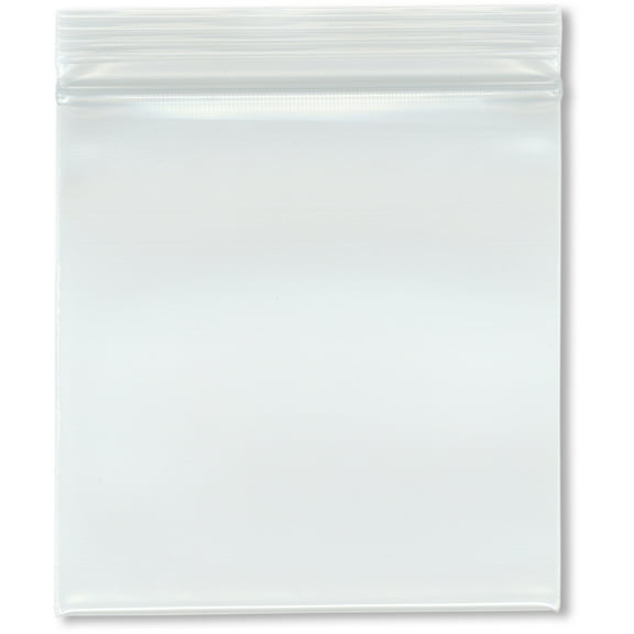 Plymor 4" x 4" (Pack of 100), 8 Mil Extra Thick Heavy Duty Zipper Reclosable Plastic Bags