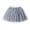 Grey, variant on Girls Tulle Tutu Skirt Striped Cake Skirt Birthday Skirts Girl Dress Up Party Skirt Kids Stylish Mesh Skirt