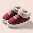 thumbnail image 2 of Mostsola Boots for Women Cozy Fuzzy Memory Foam House Slipppers Casual Indoor Slip on Shoes, 2 of 9