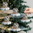 thumbnail image 6 of 5Pcs Acrylic House Ornament under $5! Xqxayjr Christmas Hanging Decoration, Exquisite House Acrylic Ornament, Holiday Tree Decor, Festive Home Accent, Seasonal Gift Idea, 6 of 6