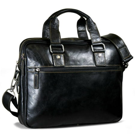 Jack Georges Voyager Slim Double Entry Top Zip Briefcase