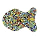 thumbnail image 2 of Juguete Alivio Cuentas Colores para La Ansiedad Ygjytge Almohadilla Recoger Piel Antiestrés pez 10CM, 2 of 9