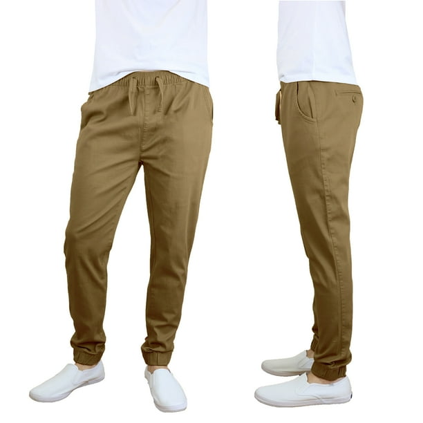 stretch twill joggers