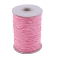 thumbnail image 2 of veasfak 1 Rouleau Rond Cordon Ciré de Coton / String pour Couture à la Main Artisanat en Cuir Rose, 2 of 9