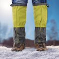 thumbnail image 1 of Cergrey Housse de Chaussures de Randonnée Résistante aux Déchirures Ajustable 1 Paire de Bottes de Ski en Tissu Oxford Coupe-Vent Imperméable pour Camping Chasse, 1 of 8