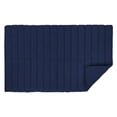thumbnail image 2 of DII Navy Ribbed Rug, 2 of 3