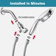 thumbnail image 4 of High Pressure Hand Held Shower Head, 6 Spray Settings 4.3 Inch Shower Head, 4 of 5