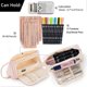 thumbnail image 4 of Big Capacity Pencil Case High Large Storage Pouch Marker Pen Case Simple Stationery Bag School College Office Organizer for Teens Girls-Pink, 4 of 4