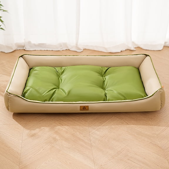 Large Cat Sofa Mat Full Filling All Seasons Comfortable Waterproof Square Medium Dog Bed Color-blocking Small Dog Kennel House