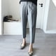 thumbnail image 5 of Pantalones de traje Mujer Primavera Estudiante Pantalón largo informal suelto recto, Gris, L Advancent AP001316-03B, 5 of 7