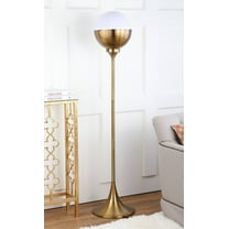 SAFAVIEH Renato 63.5 in. H Floor Lamp, Brass Gold