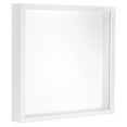 thumbnail image 1 of Unique Bargains 12x12 Shadow Box Frame Wooden Dried Flower Photo Frame Floating Photo Frame White, 1 of 7