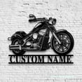 thumbnail image 2 of Craftnamesign Custom Motocross Biker Couple Kiss Metal LED Light, Custom Dirt Bike Name Sign Decor, 2 of 5
