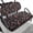 Christmas Candy Cane Pattern, variant on Pzuqiu Dragonfly Floral 2-Piece Golf Cart Seat Cover Set - Breathable Washable Protector for All Weather Golfing