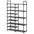 thumbnail image 1 of WOWLIVE 9 Tier Metal Shoe Rack, 30 to 35 Pair Shelf Storage Organizer, 1 of 11