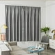 thumbnail image 4 of Cortinas autoadhesivas para ventana, decoración del hogar, decoración de paredes, aislamiento de luz y ruido, sin perforaciones, para dormitorio. Aislamiento térmico y acústico., 4 of 9
