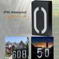 thumbnail image 3 of LED Solar House Number Light, Garden Address Numbers Solar Powered Address Sign Outdoor Plaques and Wall Art Lighted Up for Home Yard Street, 3 of 6