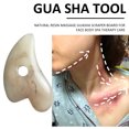 thumbnail image 4 of Resina en forma de corazón Gua Sha Raspador Cara Músculo Relajante Tabla Gua Sha (85) Tmvgtek Cuidado Belleza, 4 of 8